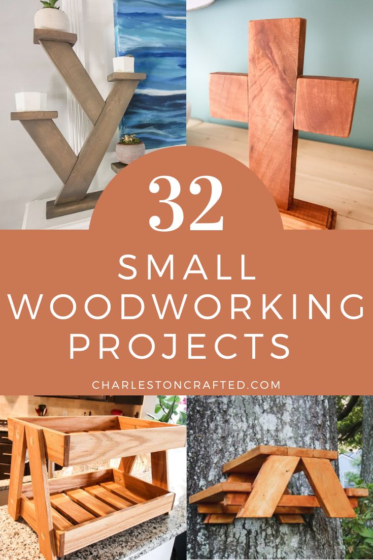 38 easy & small woodworking projects