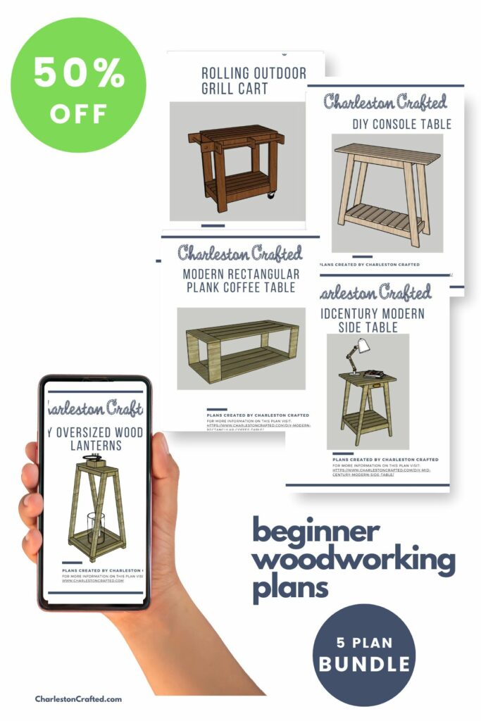 Beginner Woodworking plans 5 plan bundle mock up (1200 × 1800 px) (2)