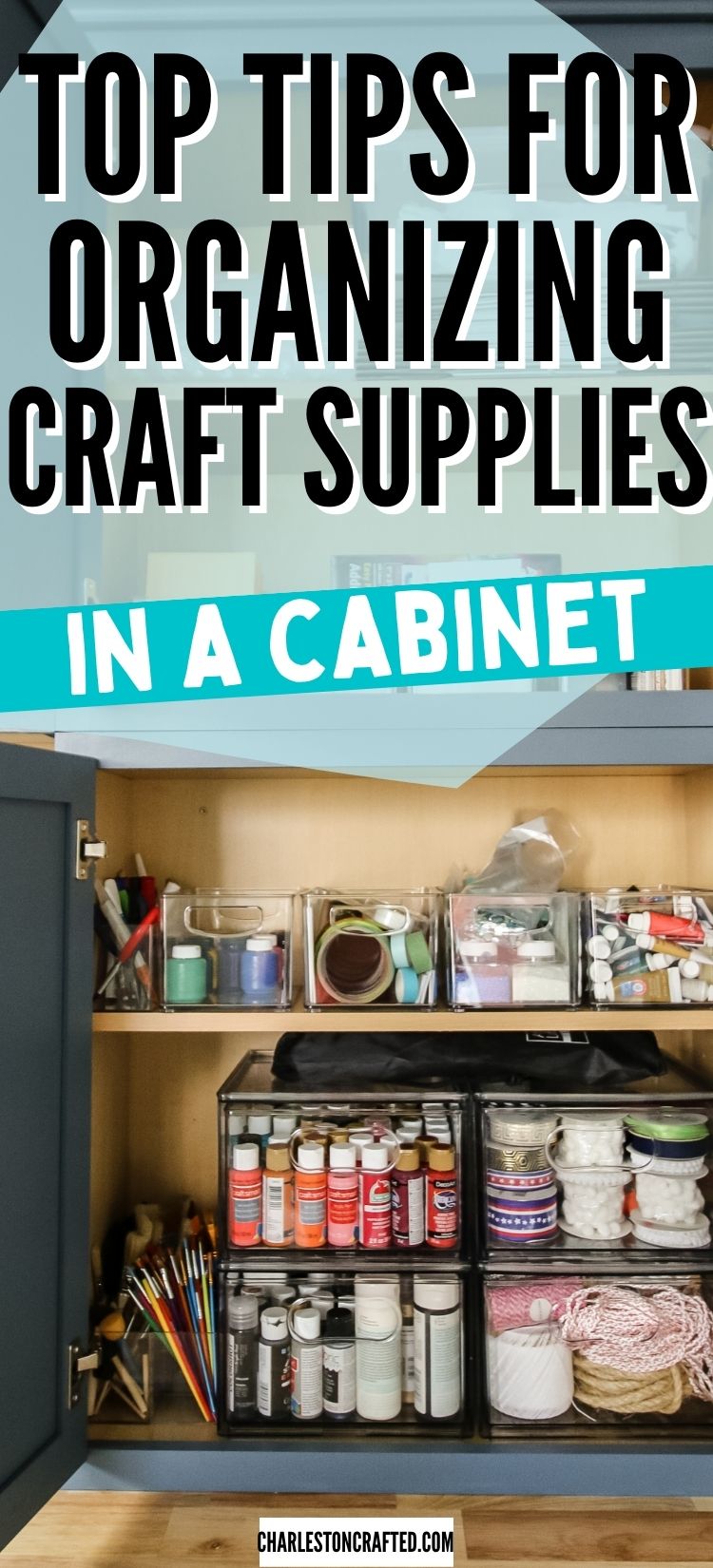 Organizing Kids' Art Supplies - Tour Our Craft Cabinet! - Small