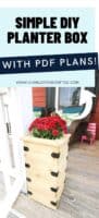 How to build a simple DIY planter box