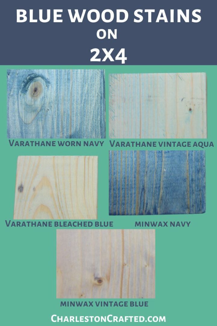 The best Blue Wood Stain Colors