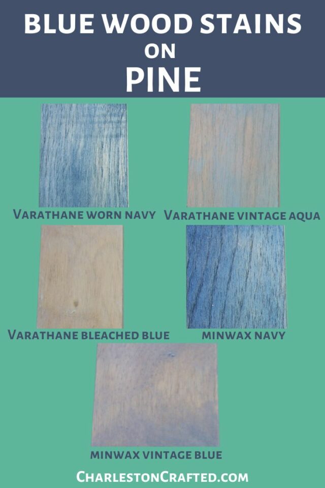 The best Blue Wood Stain Colors