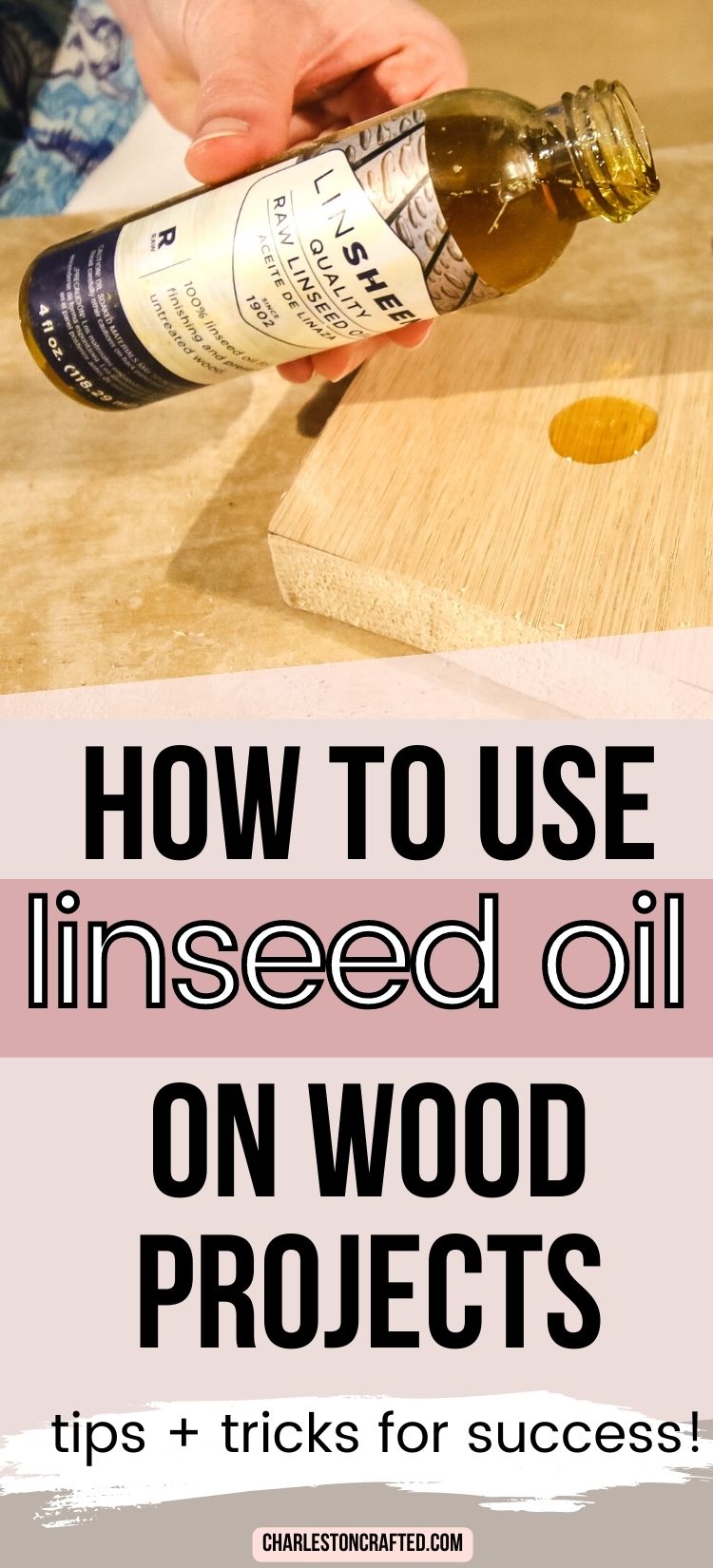 How I apply boiled linseed oil on my mahogany coffee table, DIY