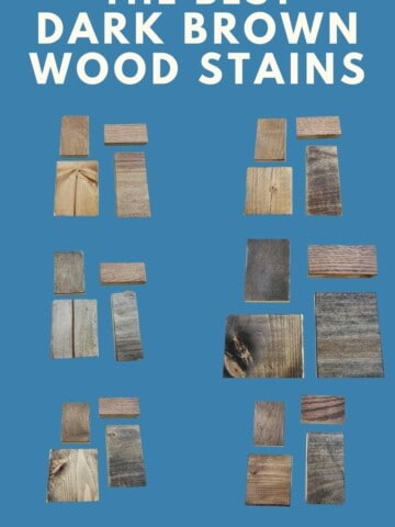 the best dark brown wood stains