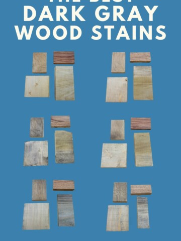 the best dark gray wood stains