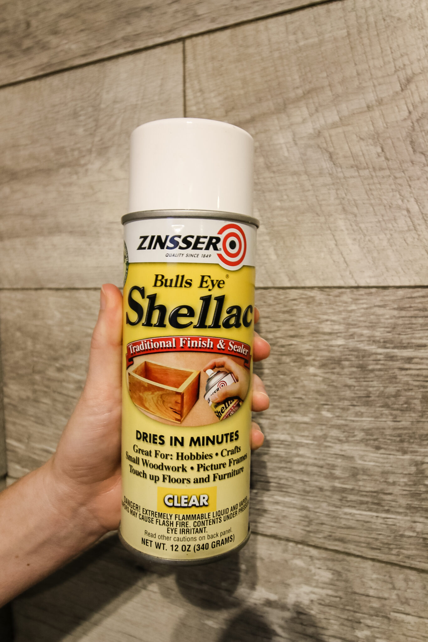 How to use Zinsser spray shellac