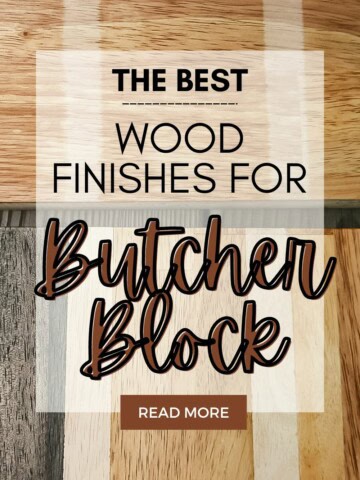 The best wood finishes for butcher block