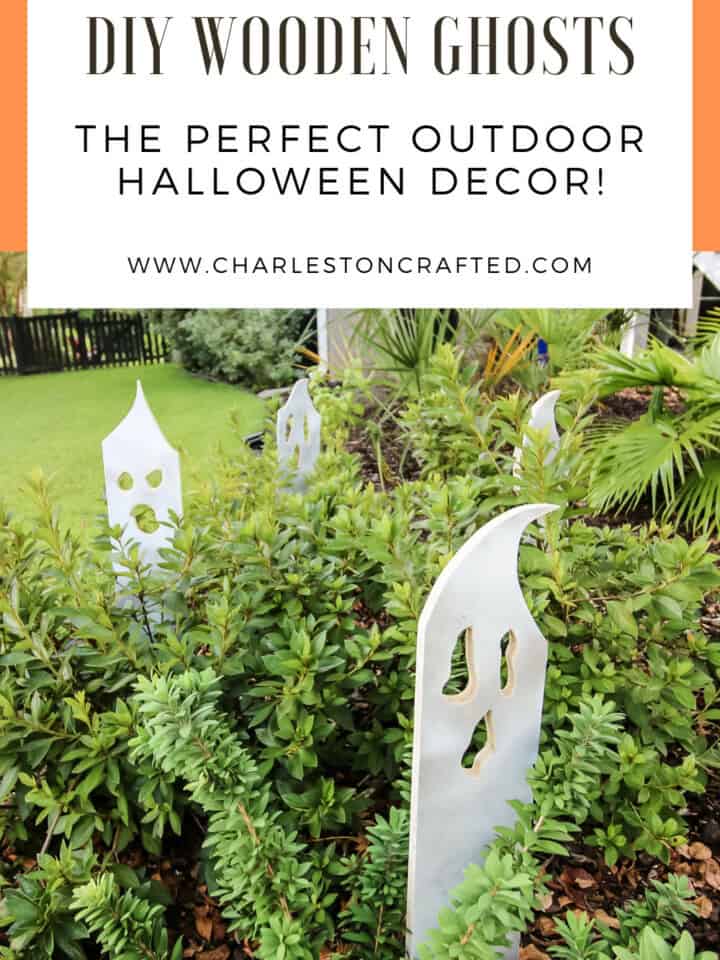 DIY wooden ghosts - Charleston Crafted