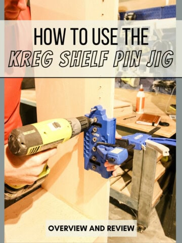 How to use the Kreg Shelf Pin Jig - Charleston Crafted