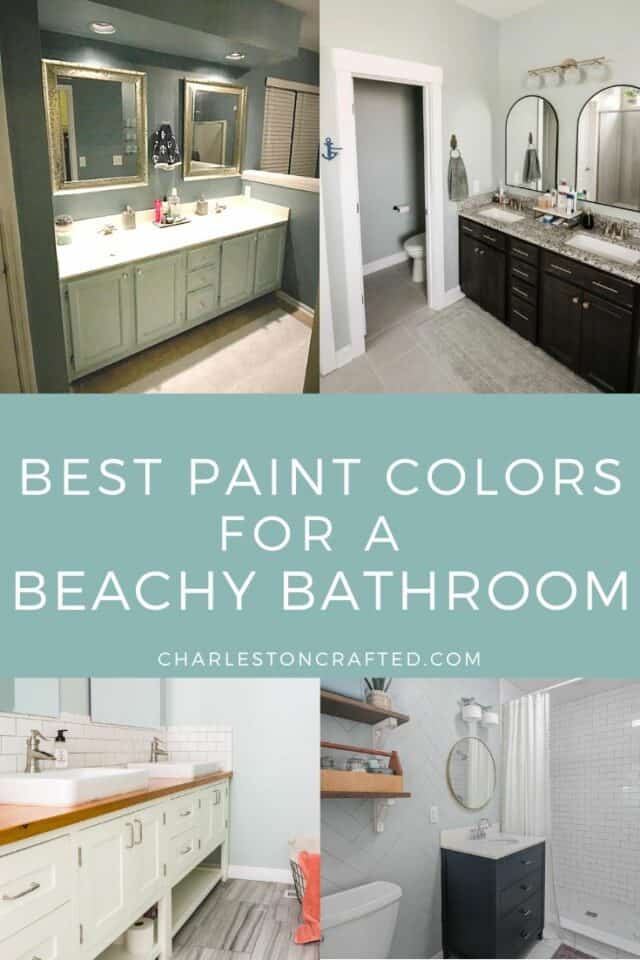 8 best paint colors for a beachy bathroom