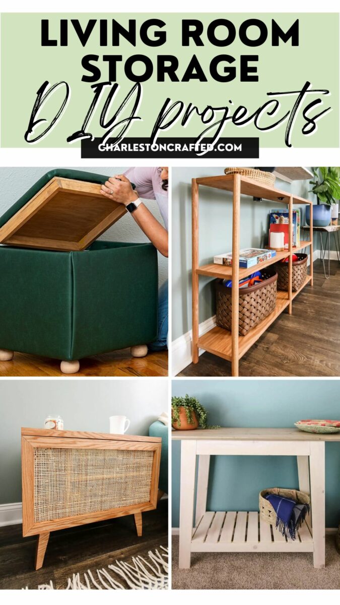 Best DIY living room storage furniture projects