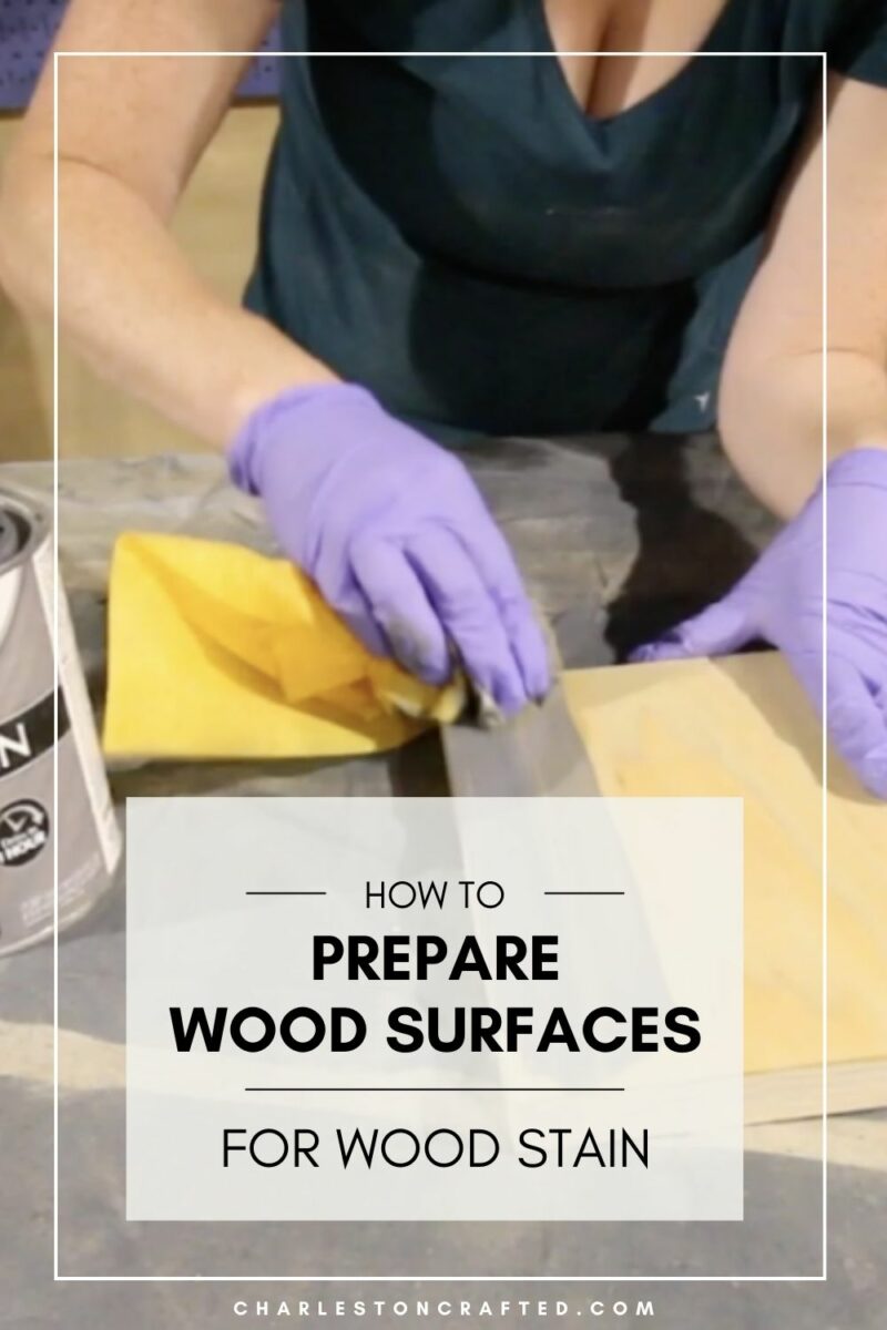 How to properly prepare wood for staining