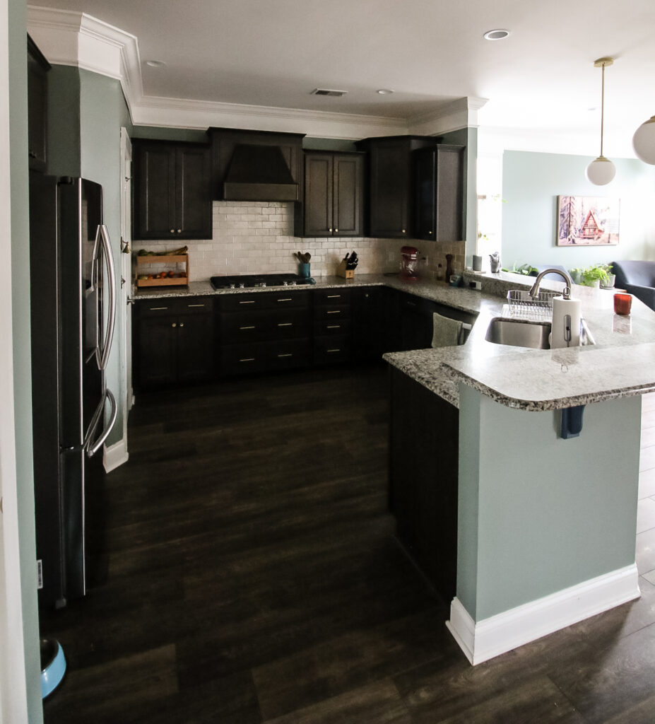 kitchen with granite counters