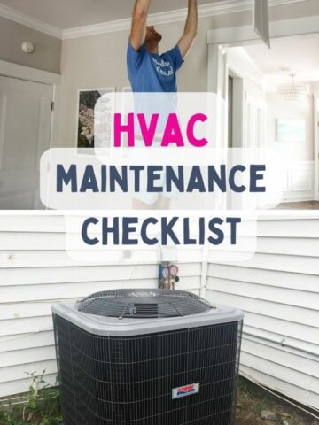 HVAC maintenance checklist