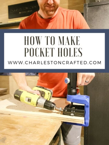 How to make pocket holes - Charleston Crafted