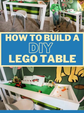 How to build DIY Lego Table - Charleston Crafted