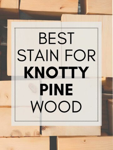 best stain for knotty pine wood