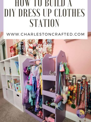 DIY dress up station - Charleston Crafted