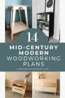 14 DIY Mid-Century Modern Woodworking Plans