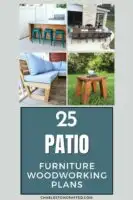 25 DIY Patio Furniture Woodworking Plans for beginners