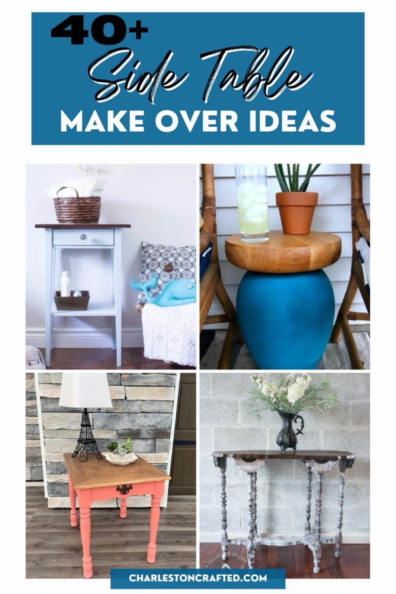 44 Easy Side Table Makeover Ideas