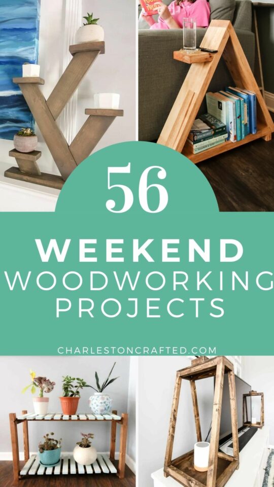 56 Beginner-Friendly Weekend woodworking projects