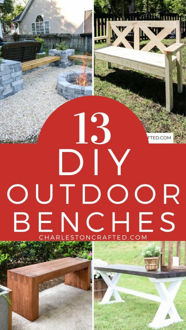 13 DIY Outdoor Bench Ideas