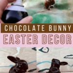 DIY chocolate easter bunnies