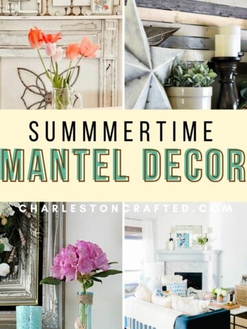 summer mantel decor ideas