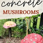 How to make DIY concrete mushrooms - Charleston Crafted