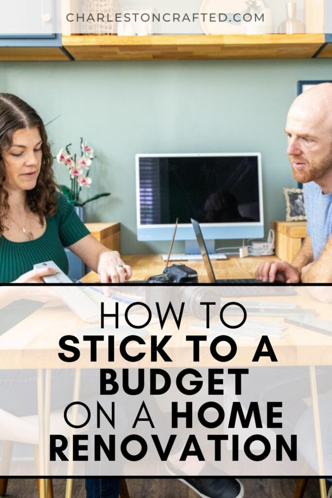how to stick to a budget on a home renovation