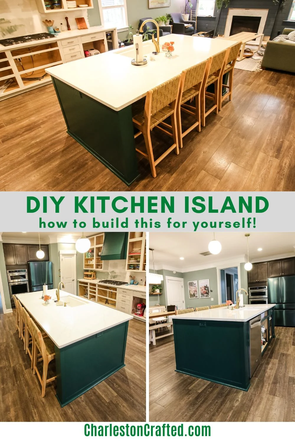 DIY kitchen island - Charleston Crafted