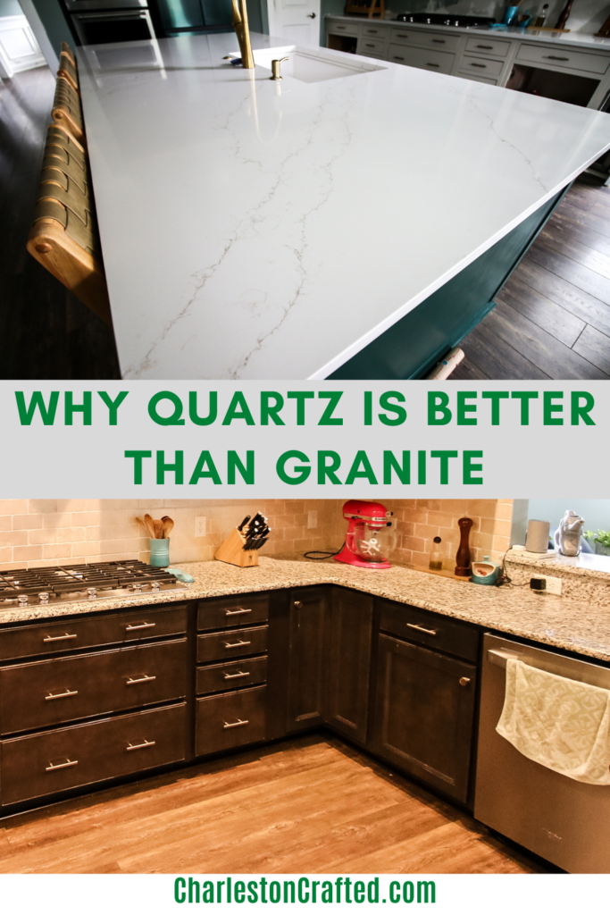 quartz counters better than granite - Charleston Crafted