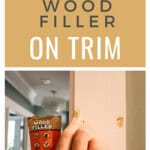 How to use wood filler on trim - Charleston Crafted