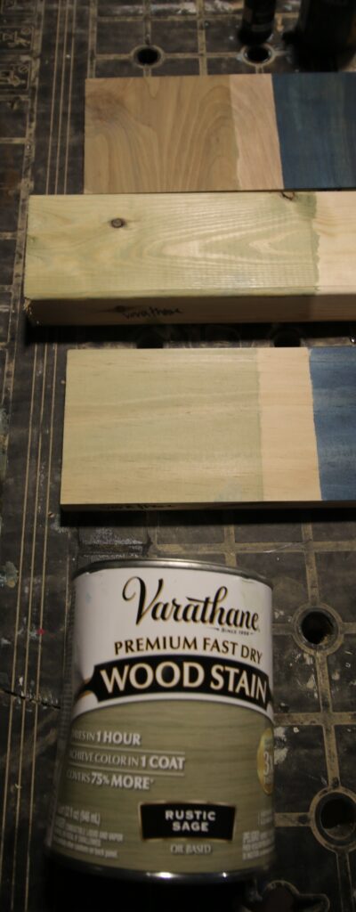 Varathane Rustic Sage green wood stain