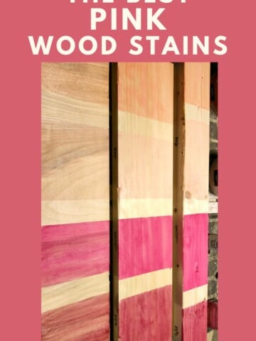 the best pink wood stains