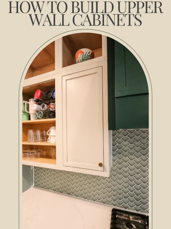 DIY upper wall cabinets - Charleston Crafted