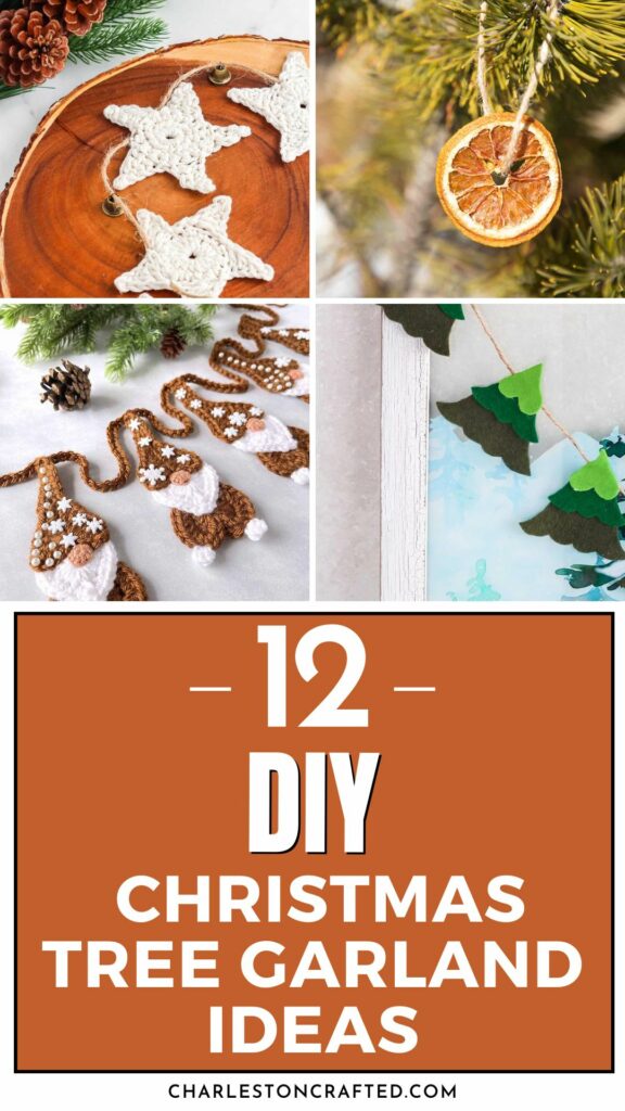 DIY Christmas tree garland ideas