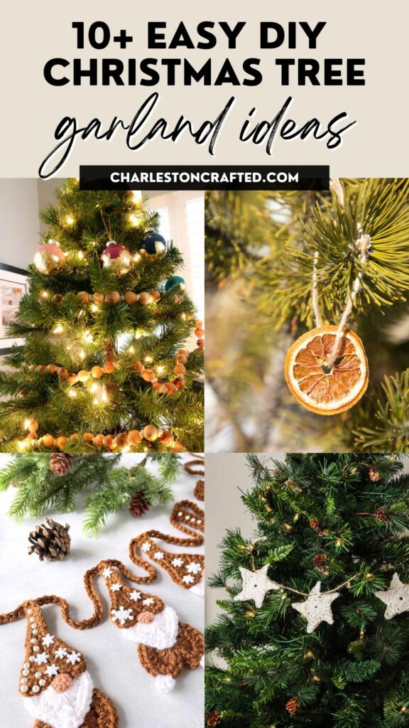 DIY Christmas tree garland ideas