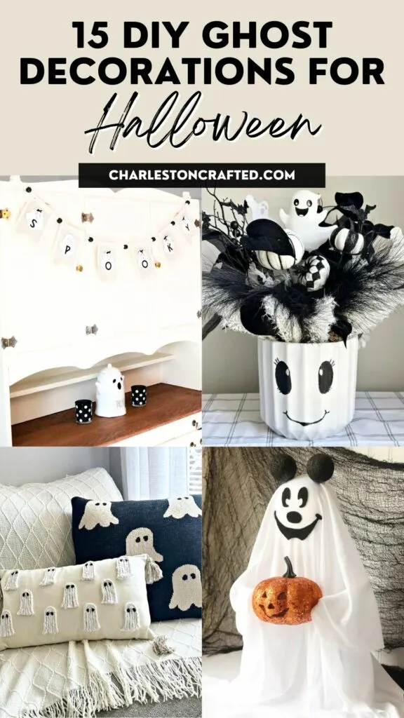 DIY Halloween ghost decorations