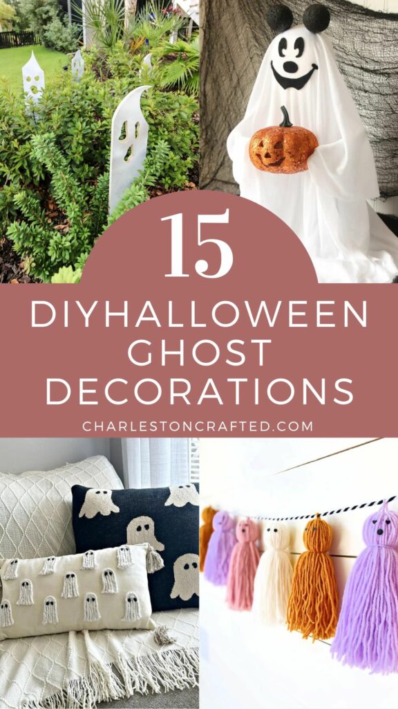 DIY Halloween ghost decorations