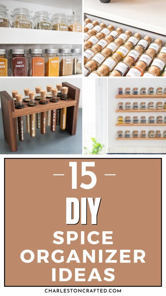 DIY spice organizer ideas