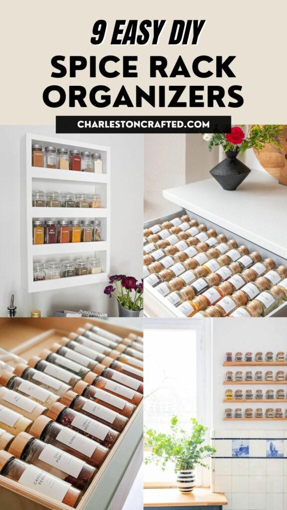 DIY spice rack organizers