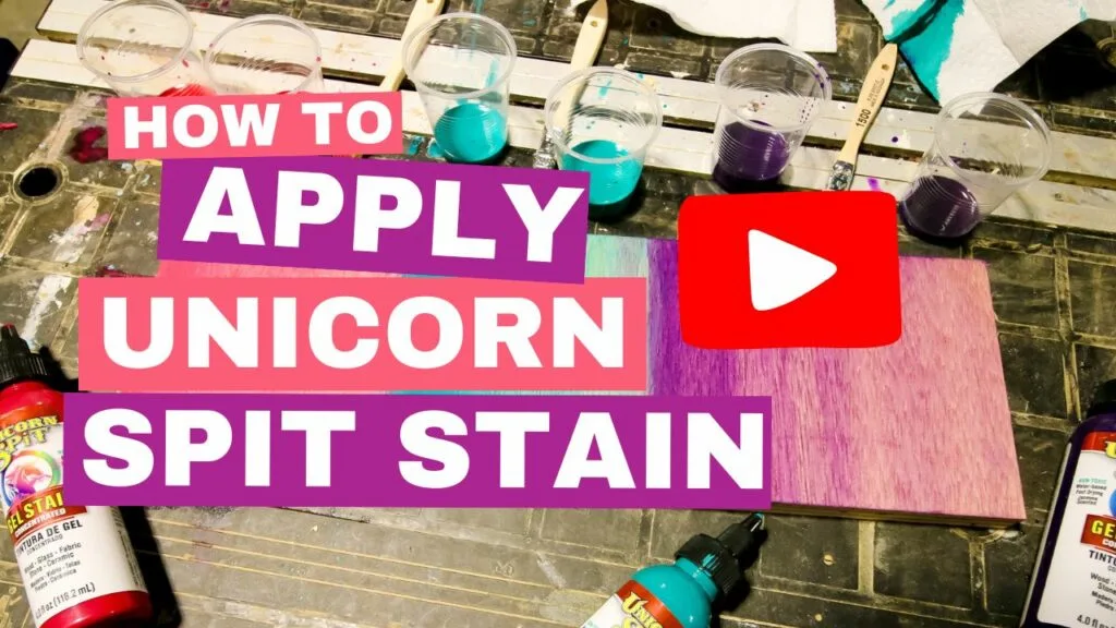 How to apply unicorn spit gel stain Youtube Thumbnail