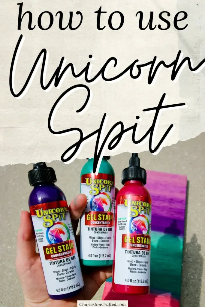 how to use unicorn spit gel wood stain