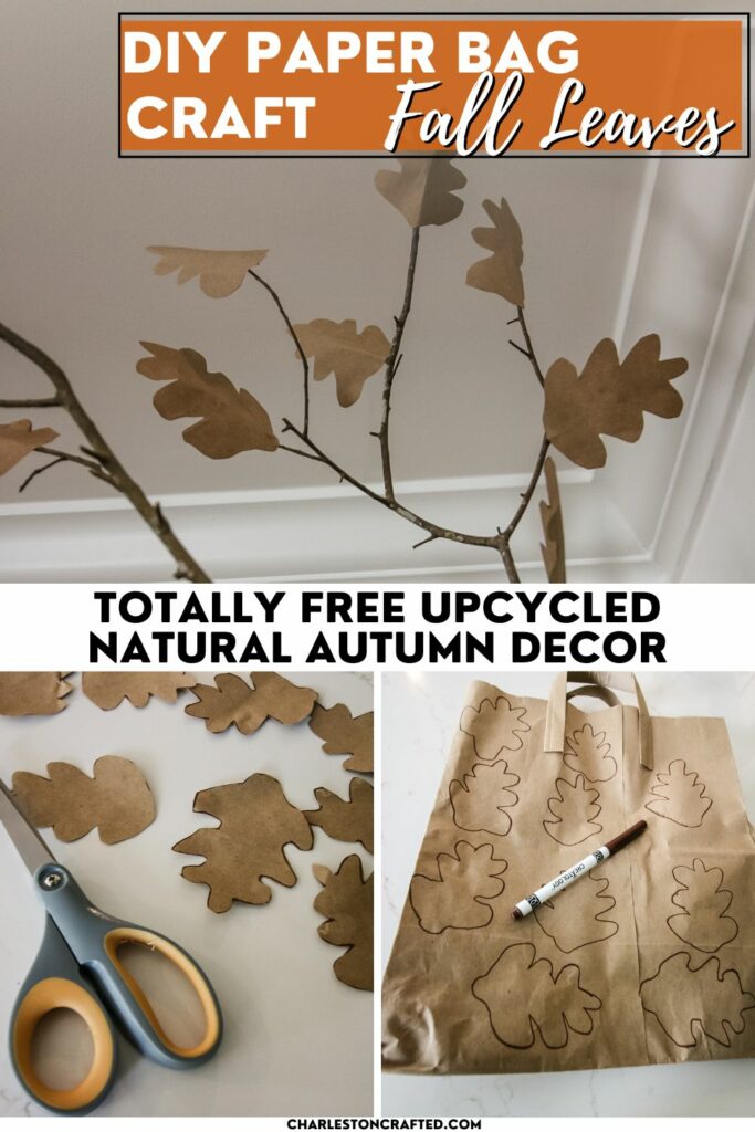 DIY Paper Bag Fall Leaf Branches