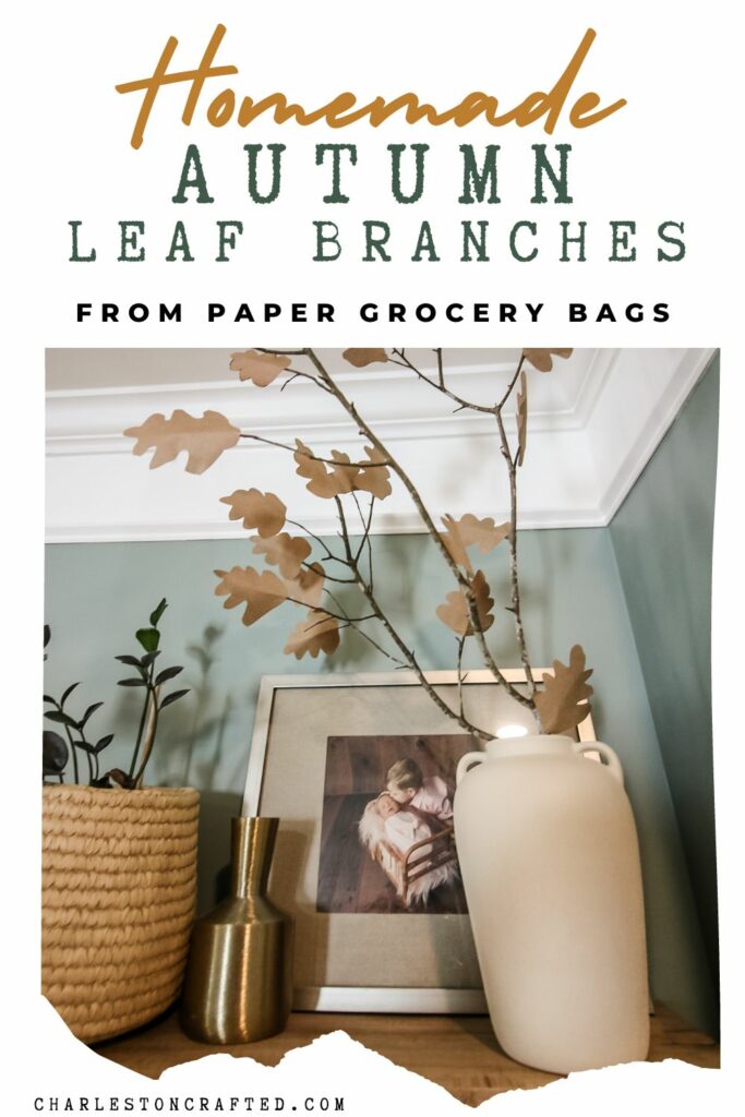 DIY Paper Bag Fall Leaf Branches