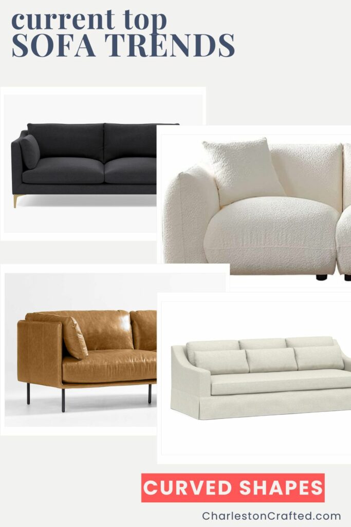 sofas with curved lines