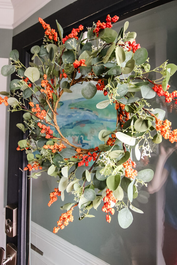 DIY Fall eucalyptus wreath