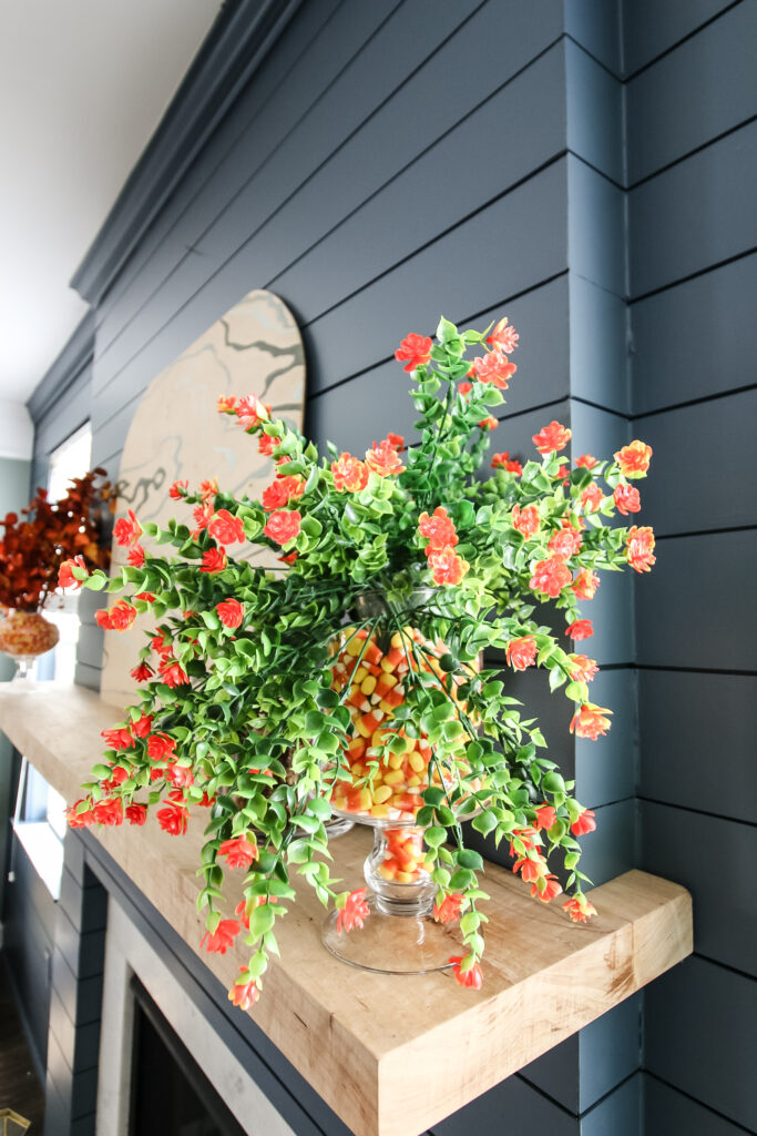 candy corn vase centerpiece